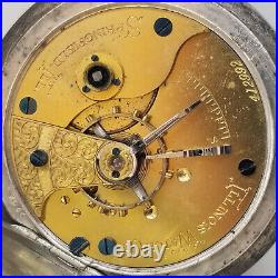 Est. 1882 Illinois Pocket Watch, Grade 1, Size 18s, 7 J. 800 Case, Not Working