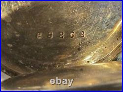 Etched Antique COIN SILVER Waltham Pocket Watch Case Serial 83262 Full Hunter
