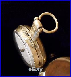 European Style Verge Fusee Pair Case Pocket Watch Franch London 1740 circa