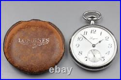 Exc+5 with Case Longines Pocket Watch Small Second Manual Hand Winding from JP