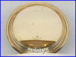 Exquisite 1881 Antique 18s Elgin Drum Case 14k Gold Fill Keywind Watch, Running