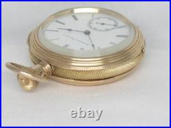 Exquisite 1888 Antique 16s Elgin Drum Case Open Face Grade 104 Watch, Serviced