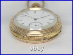 Exquisite 1888 Antique 16s Elgin Drum Case Open Face Grade 104 Watch, Serviced
