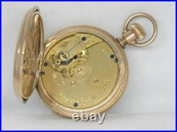 Exquisite 1888 Antique 16s Elgin Drum Case Open Face Grade 104 Watch, Serviced
