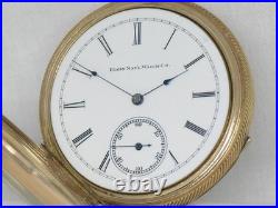 Exquisite 1888 Antique 16s Elgin Drum Case Open Face Grade 104 Watch, Serviced