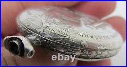 Extra Rare Masonic. 900 Privilege Pocket Watch Silver Case, Only Case, Good Cond