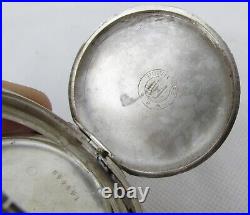 Extra Rare Masonic. 900 Privilege Pocket Watch Silver Case, Only Case, Good Cond