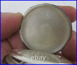 Extra Rare Masonic. 900 Privilege Pocket Watch Silver Case, Only Case, Good Cond
