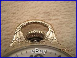 FANTASTIC SANGAMO SPECIAL POCKET WATCH 60 HOUR SIZE 17 WithMATCHING CASE