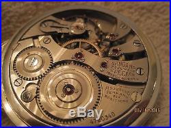 FANTASTIC SANGAMO SPECIAL POCKET WATCH 60 HOUR SIZE 17 WithMATCHING CASE