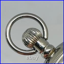 FINALLY Stainless Steel Size 18S Railroad Display Pocket Watch Lever Set Case