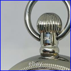 FINALLY Stainless Steel Size 18S Railroad Display Pocket Watch Lever Set Case