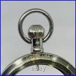 FINALLY Stainless Steel Size 18S Railroad Display Pocket Watch Lever Set Case