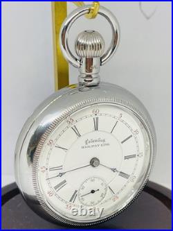 FINALLY Stainless Steel Size 18S Railroad Display Pocket Watch Lever Set Case