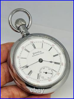 FINALLY Stainless Steel Size 18S Railroad Display Pocket Watch Lever Set Case