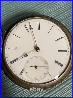 F. G. Mathew & Co. Locle Swiss Pocket Watch