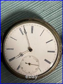 F. G. Mathew & Co. Locle Swiss Pocket Watch