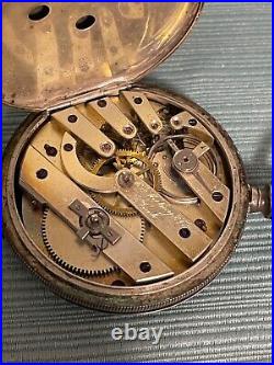 F. G. Mathew & Co. Locle Swiss Pocket Watch