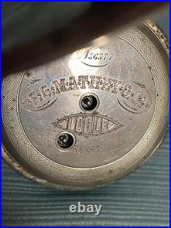 F. G. Mathew & Co. Locle Swiss Pocket Watch