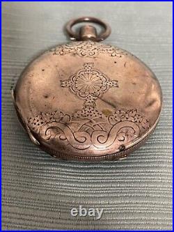 F. G. Mathew & Co. Locle Swiss Pocket Watch