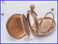 F M Warranted Aluminium 20 Ligne Double Hunter Key Wind Pocket Watch Case 57mm