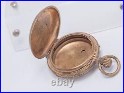 F M Warranted Aluminium 20 Ligne Double Hunter Key Wind Pocket Watch Case 57mm