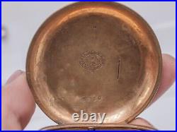 F M Warranted Aluminium 20 Ligne Double Hunter Key Wind Pocket Watch Case 57mm