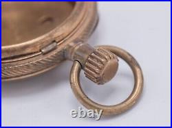 F M Warranted Aluminium 20 Ligne Double Hunter Key Wind Pocket Watch Case 57mm