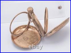 F M Warranted Aluminium 20 Ligne Double Hunter Key Wind Pocket Watch Case 57mm