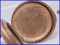 F M Warranted Aluminium 20 Ligne Double Hunter Key Wind Pocket Watch Case 57mm