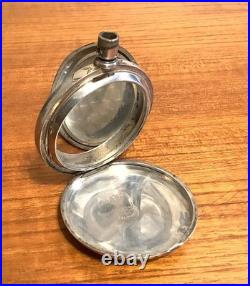 Fahys Coin Silver Engraved Pocket Watch Case 16s Full Hunter Key Wind Cuvette