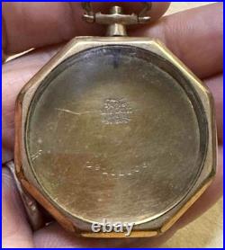 Fahys Montauk Gold Filled Pocket Watch Case Only 23g Octagon Fancy Shaped Case