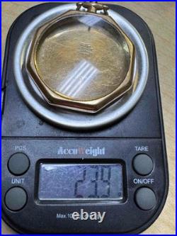 Fahys Montauk Gold Filled Pocket Watch Case Only 23g Octagon Fancy Shaped Case