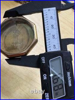 Fahys Montauk Gold Filled Pocket Watch Case Only 23g Octagon Fancy Shaped Case