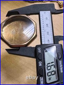 Fahys Montauk Gold Filled Pocket Watch Case Only 23g Octagon Fancy Shaped Case