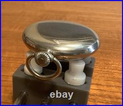 Fama Swiss 15j Swiss Pocket Watch Open Face Arabic Numerals 48mm Dia