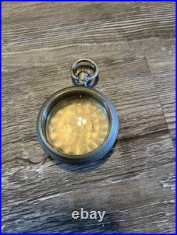 Fayhs Coin Silver Pocket Watch Hunter Case