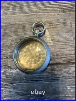 Fayhs Coin Silver Pocket Watch Hunter Case
