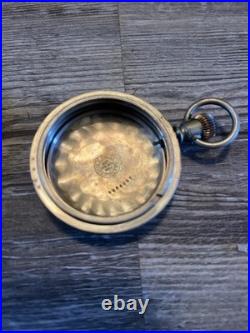 Fayhs Coin Silver Pocket Watch Hunter Case