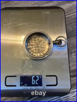 Fayhs Coin Silver Pocket Watch Hunter Case