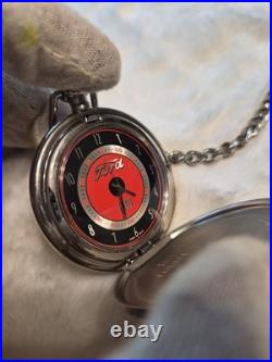 Franklin Mint 1956 Ford F-100 Pocket Watch with Chain & Leather Case Pouch