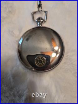 Franklin Mint 1956 Ford F-100 Pocket Watch with Chain & Leather Case Pouch