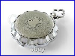 French Silver Fancy Hunter Case Chinese Market Pocket Watch NEED MINOR REPAIR