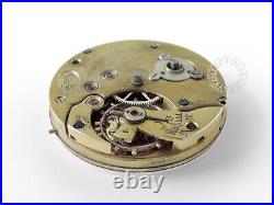 French Silver Fancy Hunter Case Chinese Market Pocket Watch NEED MINOR REPAIR