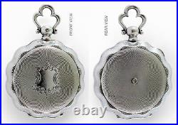 French Silver Fancy Hunter Case Chinese Market Pocket Watch NEED MINOR REPAIR