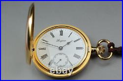 Full Set MINT Longines L7.012.2 White Roman Dial Manual Winding Pocket Watch