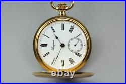 Full Set MINT Longines L7.012.2 White Roman Dial Manual Winding Pocket Watch