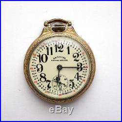 Gents 1957 Hamilton 21j 16s #992b Rr Pocket Watch In Hamilton 10k Ygf Case