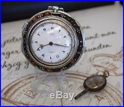 GEORGE PRIOR LONDON Spindel Taschenuhr C1810 ottoman triple case pocket watch