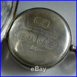 GERMAN Elite WW2 Division Großdeutschland Pz. Division Silver case Pocket Watch
